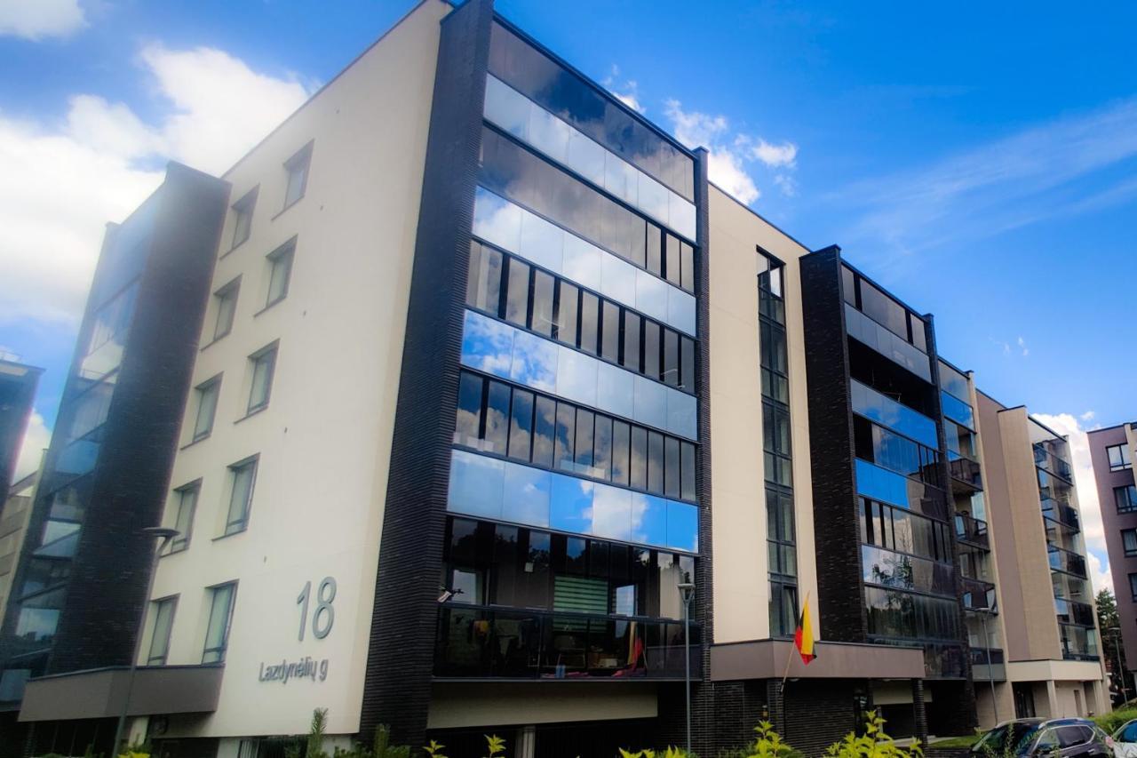 Erdvi Studija Spacious Studio Apartment Self Check In Вилнюс Екстериор снимка